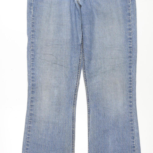 Levi Strauss Men's Blue Stretch Low Rise Bootcut Denim Jeans S