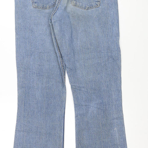 Levi Strauss Men's Blue Stretch Low Rise Bootcut Denim Jeans S