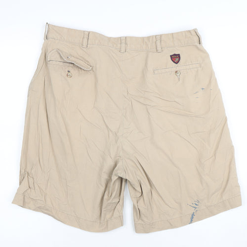 Polo Golf Men’s Beige Chino Shorts Size 36 Regular Fit Cotton