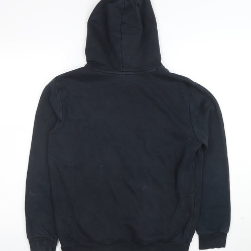 Puma Men's Black XS Pullover Hoodie Logo Fleece Sweatshirt