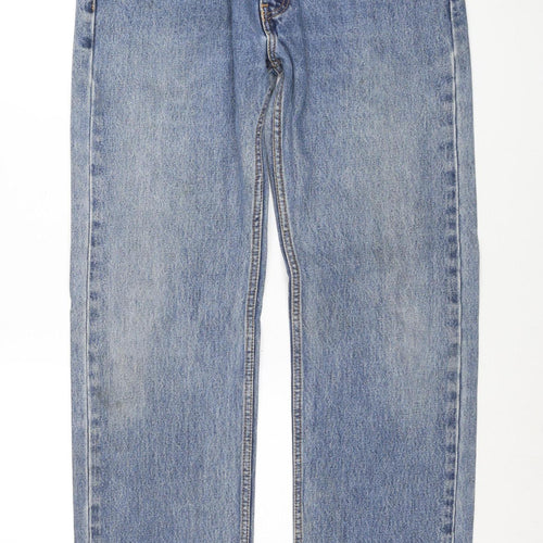 Levi Strauss & Co Men's Blue 505 Straight Denim Jeans W34 L34