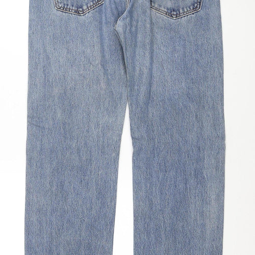Levi Strauss & Co Men's Blue 505 Straight Denim Jeans W34 L34