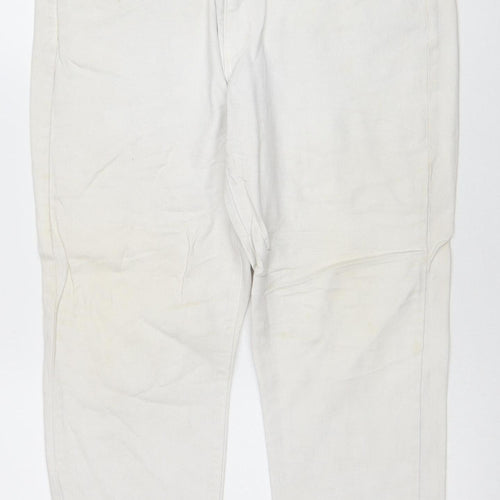 Levi Strauss & Co. Men's White Straight Denim Jeans Size 32 Regular