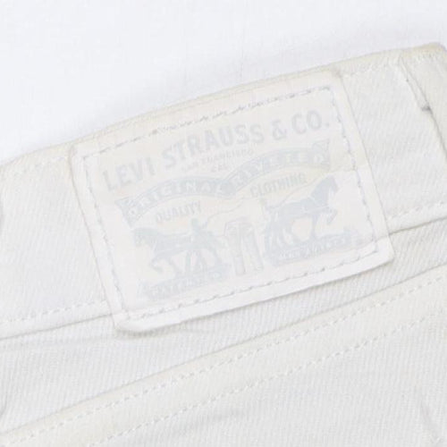 Levi Strauss & Co. Men's White Straight Denim Jeans Size 32 Regular