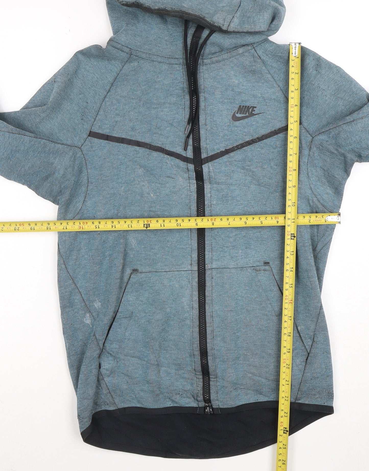 Nike Men's Blue Full Zip Hoodie XS Regular Fit Sportswear