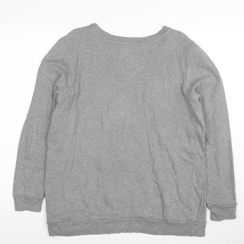 Calvin Klein Jeans Men's Grey Logo Sweatshirt Size S Pullover