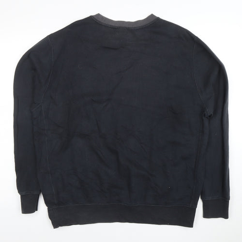 Nike Men's Black L Pullover Fleece Sweatshirt with Logo