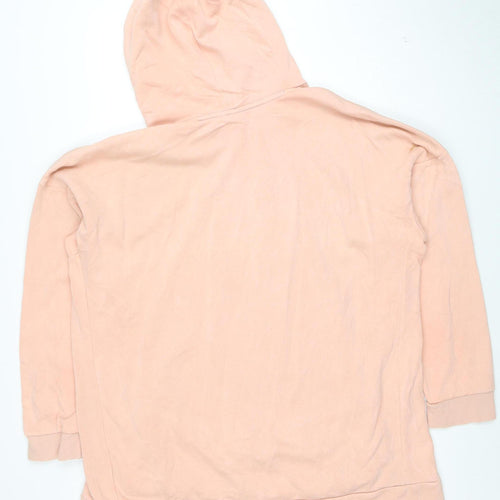 Adidas Women’s Pink XL Pullover Hoodie Sweatshirt with Logo