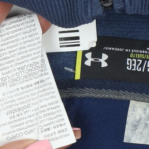 Under Armour Men's Blue 2XL 1/4 Zip Pullover Sweatshirt
