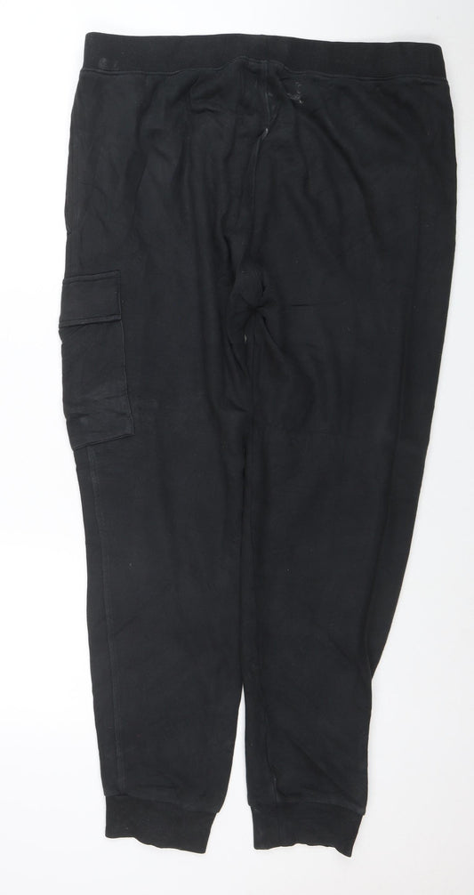 C.P. Company Men's Black XL Joggers Tapered Fit Activewear Trousers
