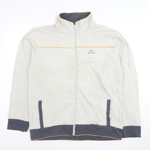 Kappa Men’s Beige Full Zip Sweatshirt XL Sports Jacket