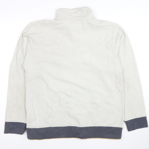 Kappa Men’s Beige Full Zip Sweatshirt XL Sports Jacket