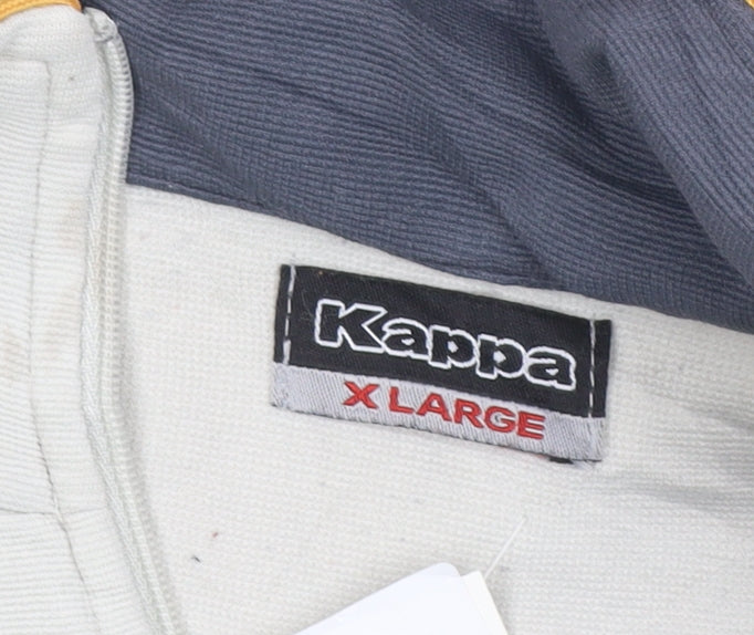 Kappa Men’s Beige Full Zip Sweatshirt XL Sports Jacket