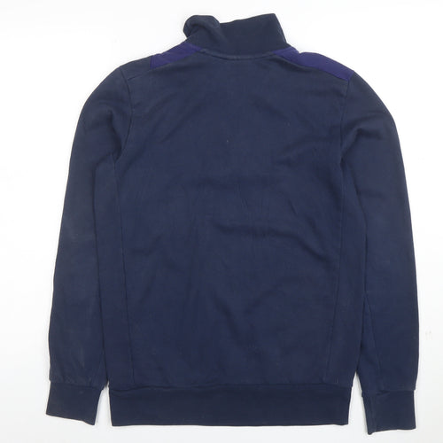 Umbro Men's Blue 1/4 Zip Sports Sweatshirt Size S