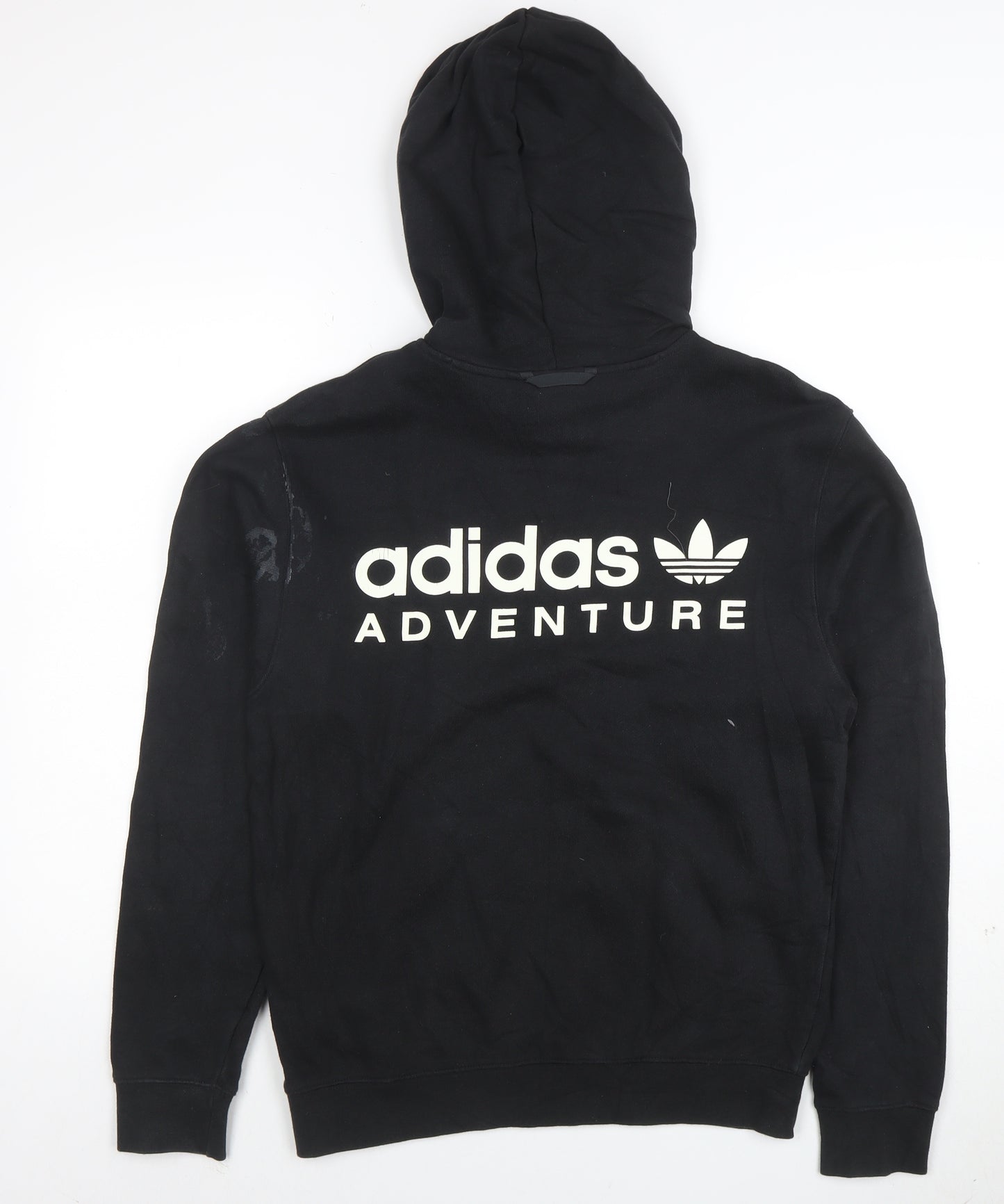 Adidas Men's Black Pullover Hoodie Adventure Logo Size S