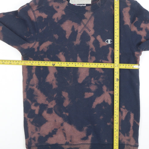 Champion Men's Multicoloured Tie Dye Pullover Sweatshirt M