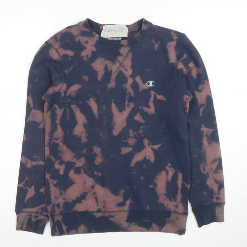 Champion Men's Multicoloured Tie Dye Pullover Sweatshirt M