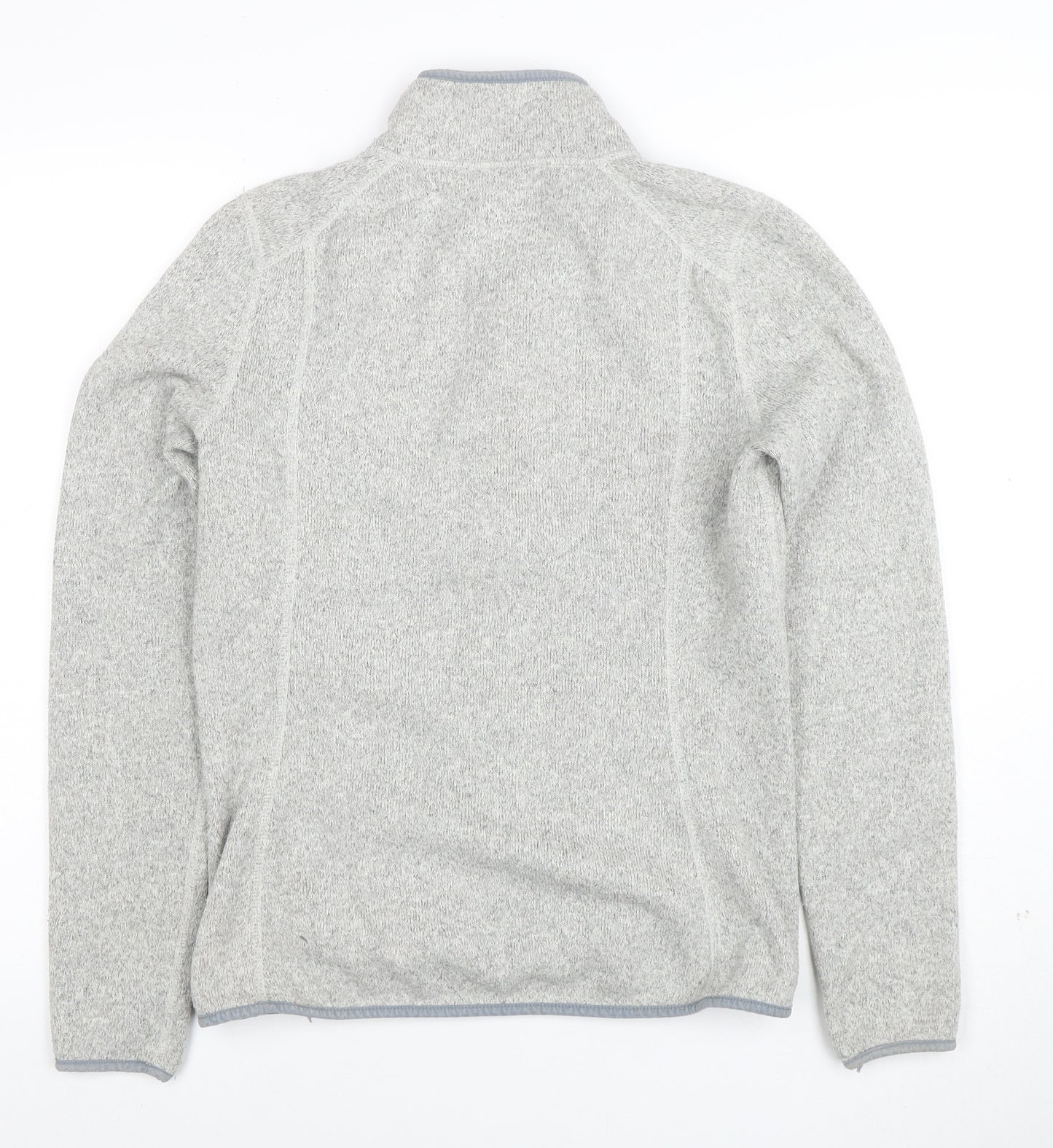 The North Face Women's Grey Fleece Full Zip Jacket Size S