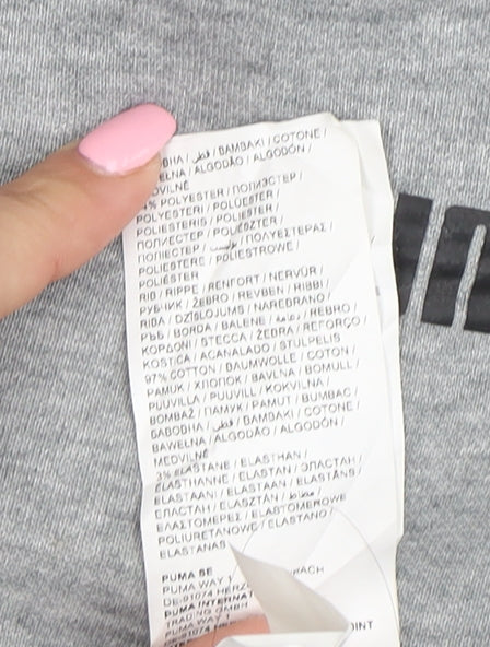 Puma Men's Grey XL Crew Neck Pullover Sweatshirt