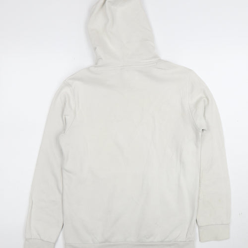 Champion Teens Beige Pullover Hoodie XL Graphic Print Cotton Blend