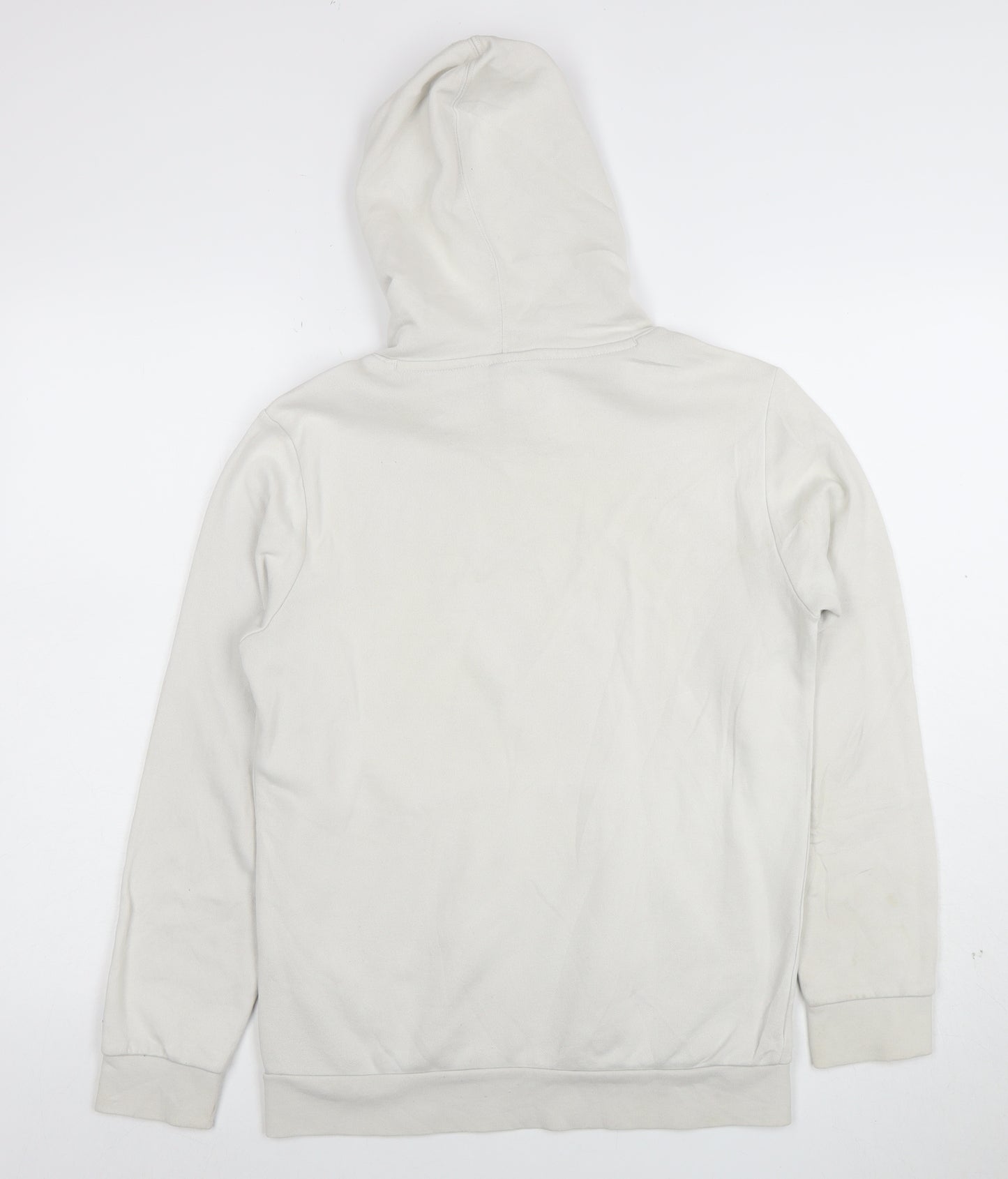 Champion Teens Beige Pullover Hoodie XL Graphic Print Cotton Blend