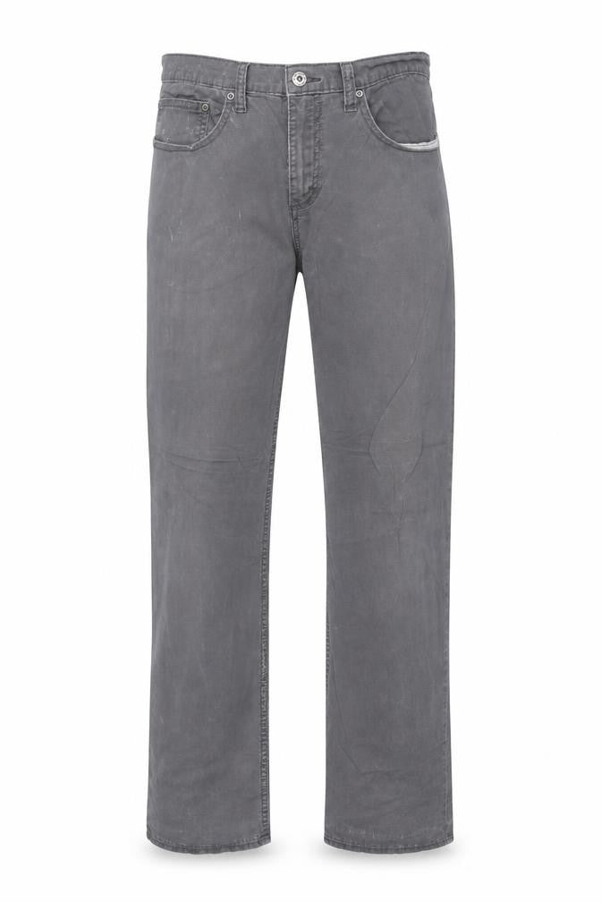 Wrangler Mens Grey Slim Straight Jeans 33W 32L Stretch Denim