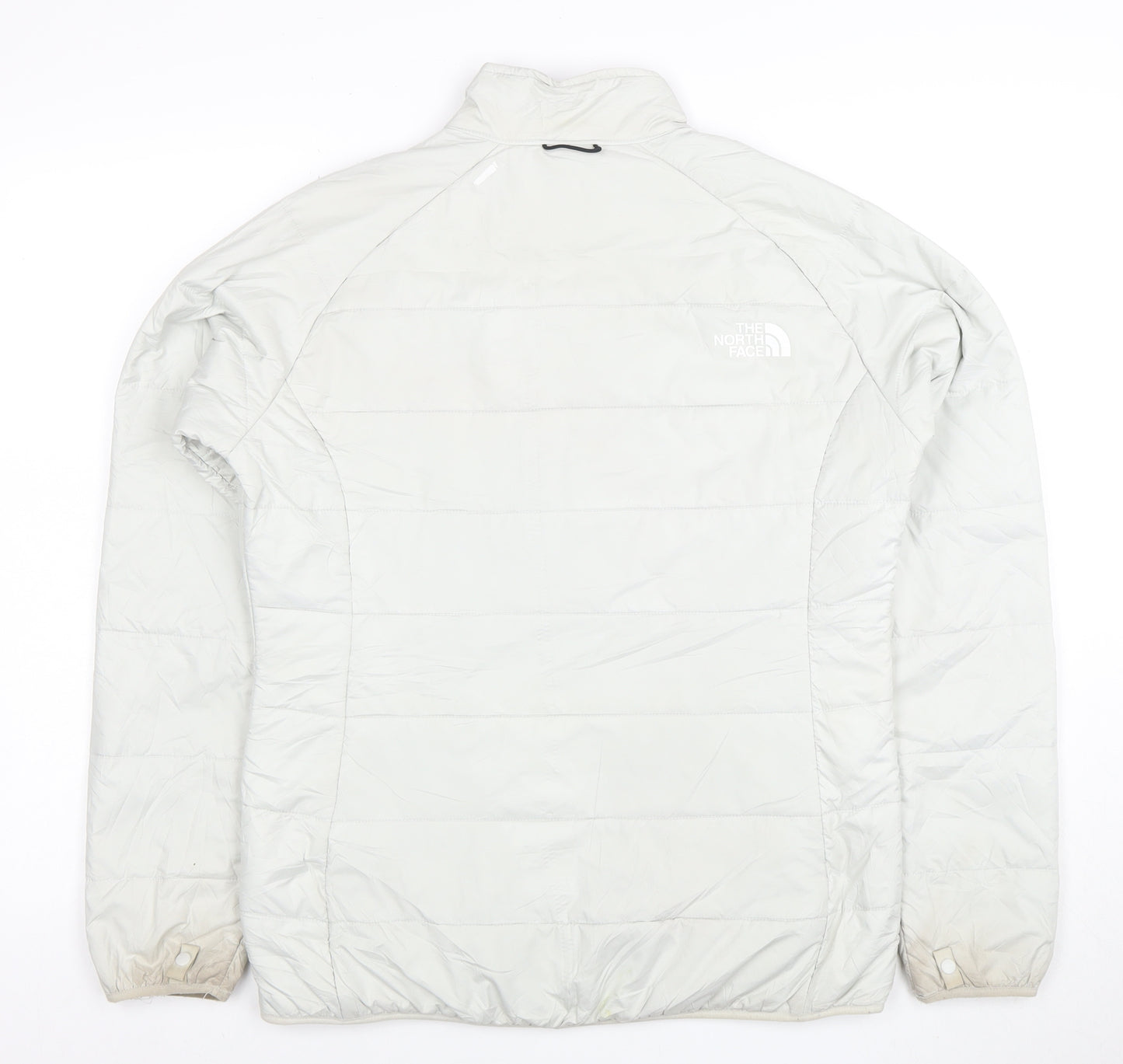 The North Face Women's White Puffer Jacket M Lightweight Polyester