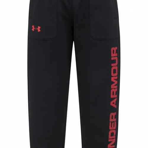 Under Armour Boys Black Jogger Activewear Trousers 14 Years Moisture Wicking