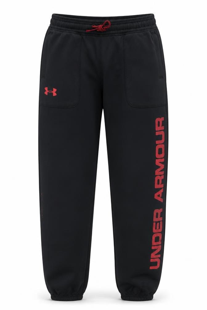 Under Armour Boys Black Jogger Activewear Trousers 14 Years Moisture Wicking