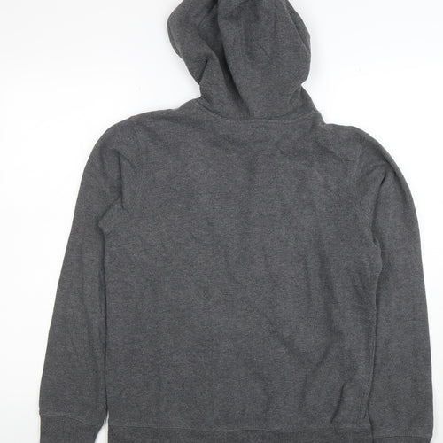 Champion Men's Grey XL Pullover Hoodie Fleece Logo Sweatshirt