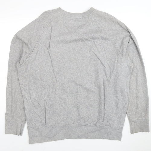 The Stronghold Men's Grey Los Angeles Crew Neck Sweatshirt Size L