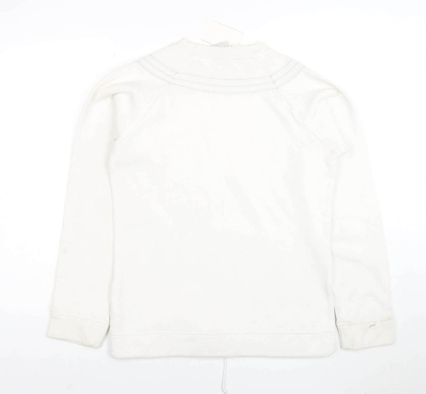 Adidas Men's White Regular Fit Pullover Sweatshirt M