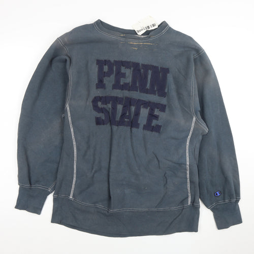 Champion Women's Blue Penn State Reverse Weave Pullover Sweatshirt XL