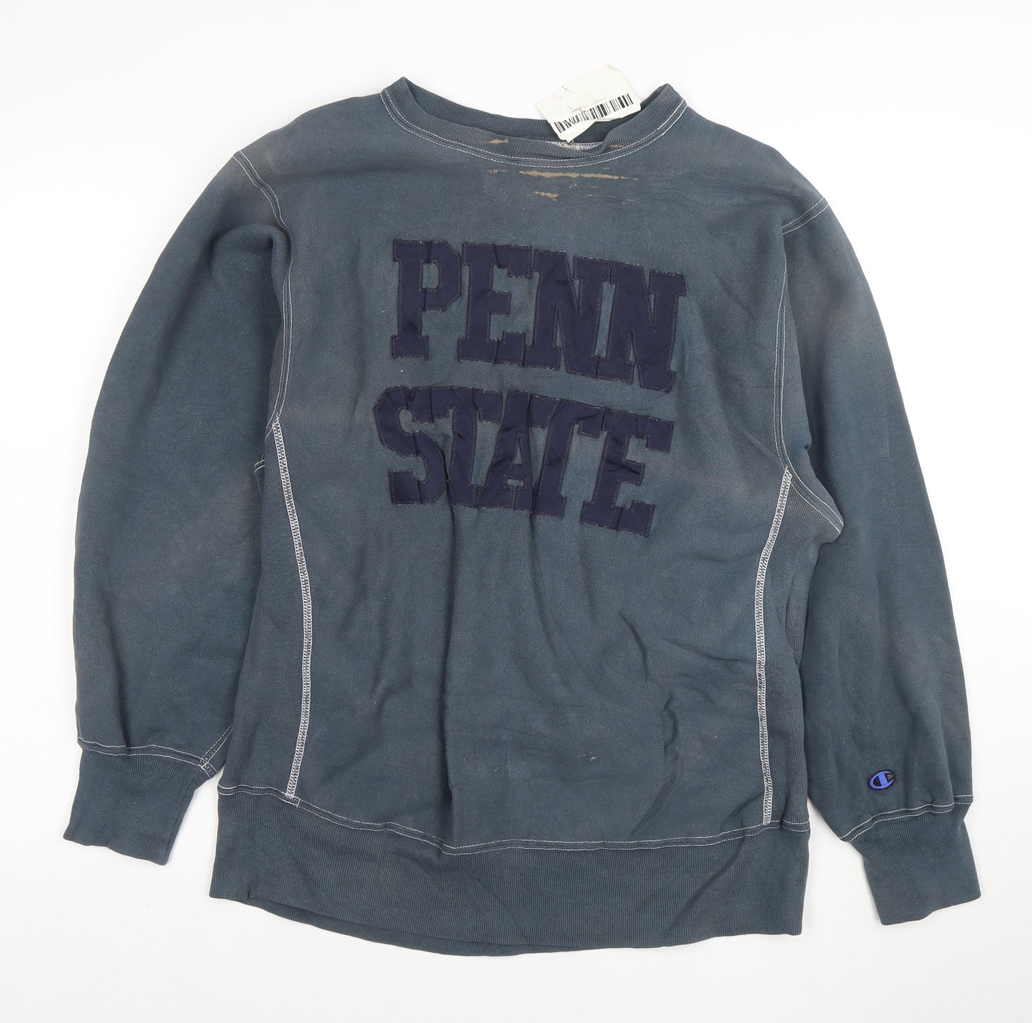 Champion Women's Blue Penn State Reverse Weave Pullover Sweatshirt XL