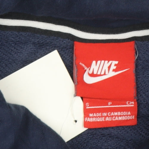 Nike Women's Navy Blue Pullover Hoodie Sweatshirt Size S