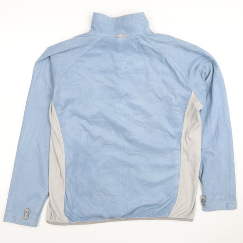 The North Face Women's Blue Fleece Full Zip Jacket Size L