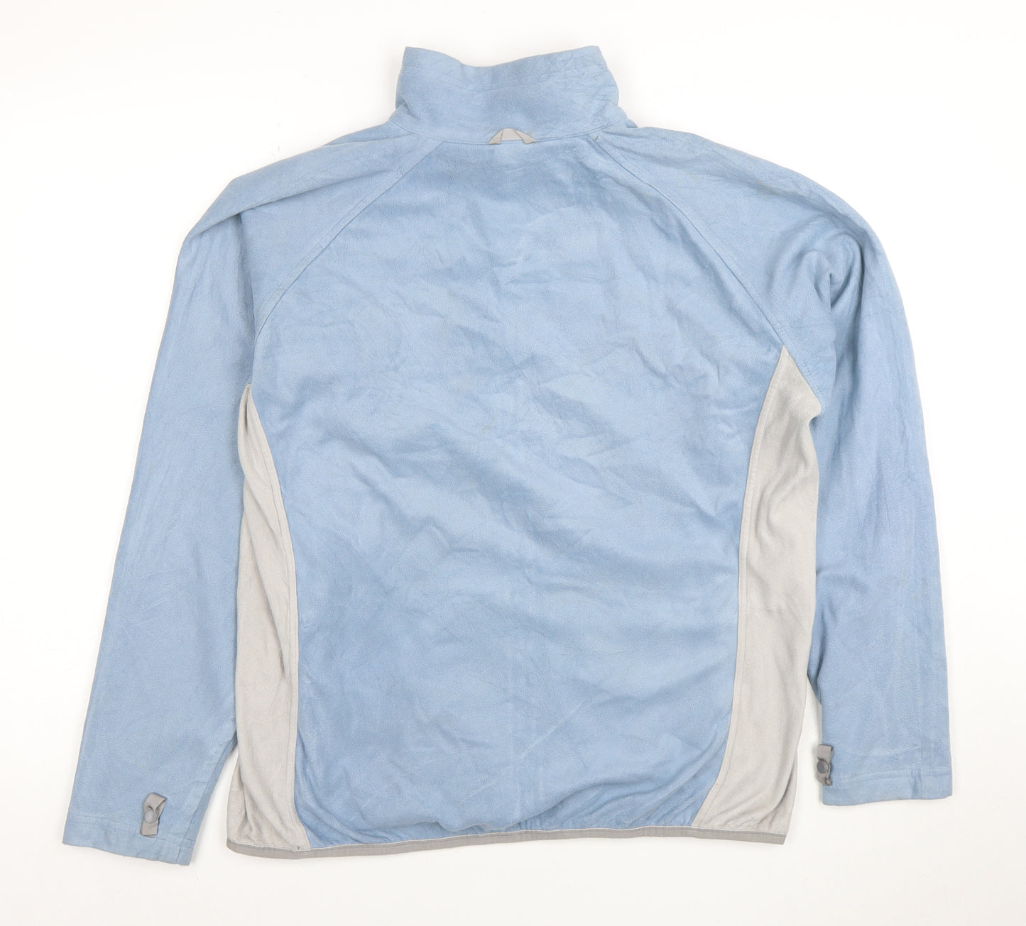The North Face Women's Blue Fleece Full Zip Jacket Size L