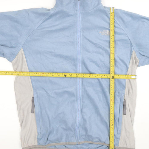 The North Face Women's Blue Fleece Full Zip Jacket Size L