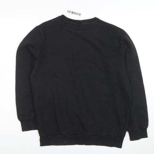 Puma Men's Black Small Pullover Crew Neck Sweatshirt