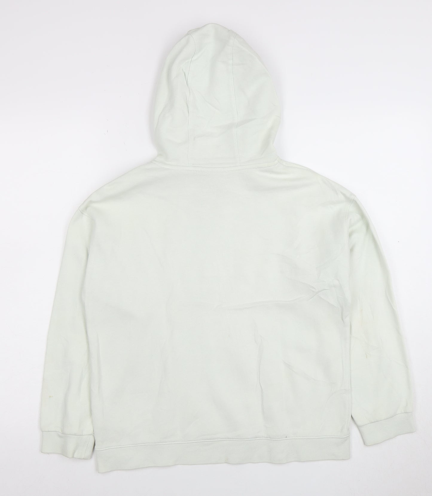 Nike Girls White Pullover Hoodie Loose Fit Size 146 Logo Sportswear