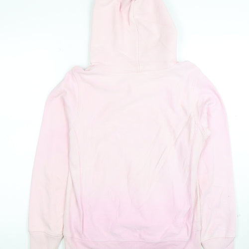 Champion Womens Pink Medium Pullover Hoodie Cotton Blend Casual