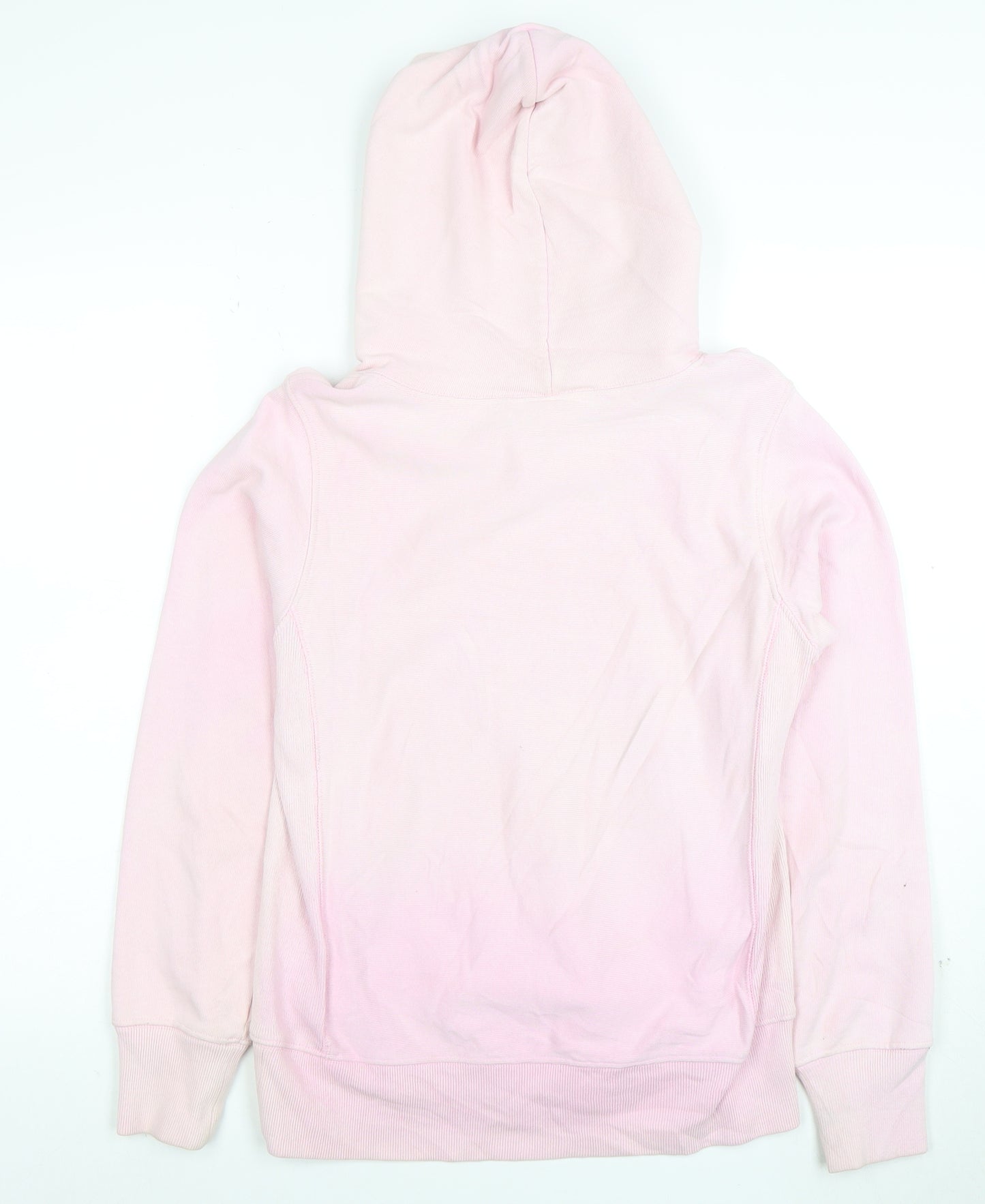 Champion Womens Pink Medium Pullover Hoodie Cotton Blend Casual