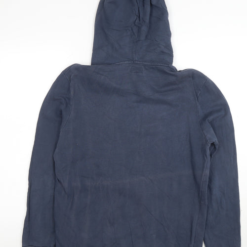 Levi's Men's Blue Pullover Hoodie M Logo Graphic Cotton Sweatshirt