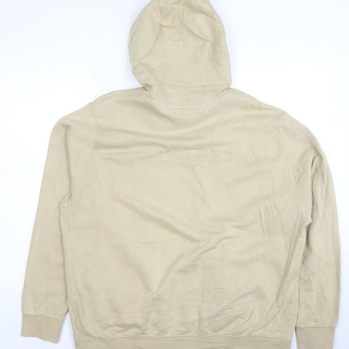 Nike Men's Beige XL Pullover Hoodie Fleece Sweatshirt