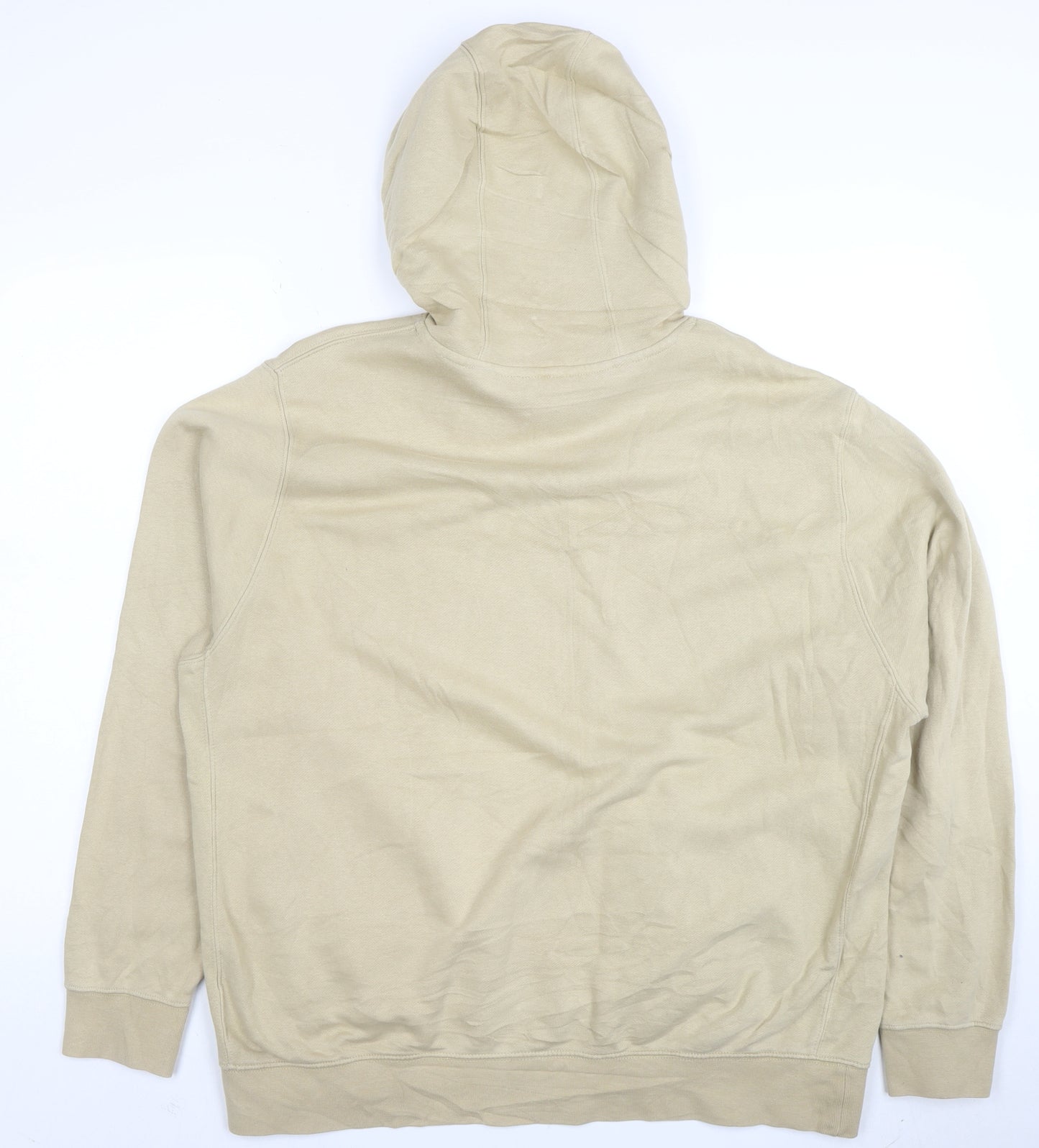 Nike Men's Beige XL Pullover Hoodie Fleece Sweatshirt