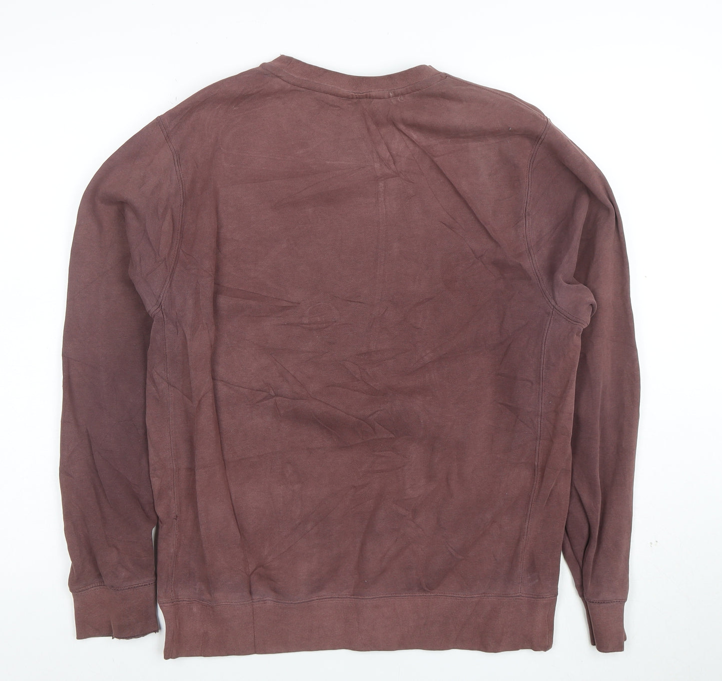 Nike Men's Brown Crew Neck Pullover Sweatshirt Size S
