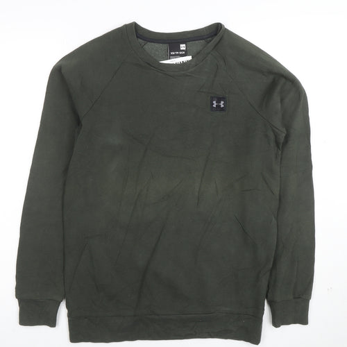 Under Armour Men's Green XS Crew Neck Pullover Sweatshirt