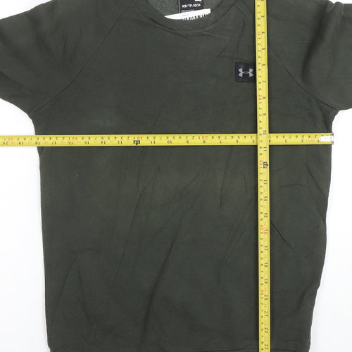 Under Armour Men's Green XS Crew Neck Pullover Sweatshirt
