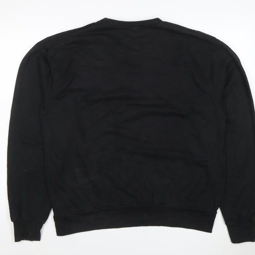 PrettyLittleThing Women Black Small Kani Sport Logo Pullover Sweatshirt
