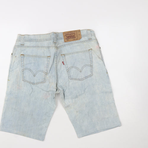 Levi Strauss Men's Blue Light Wash Denim 501 Shorts Size L 36W